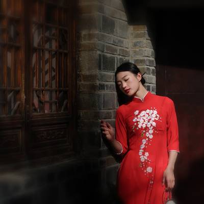 旗袍模特