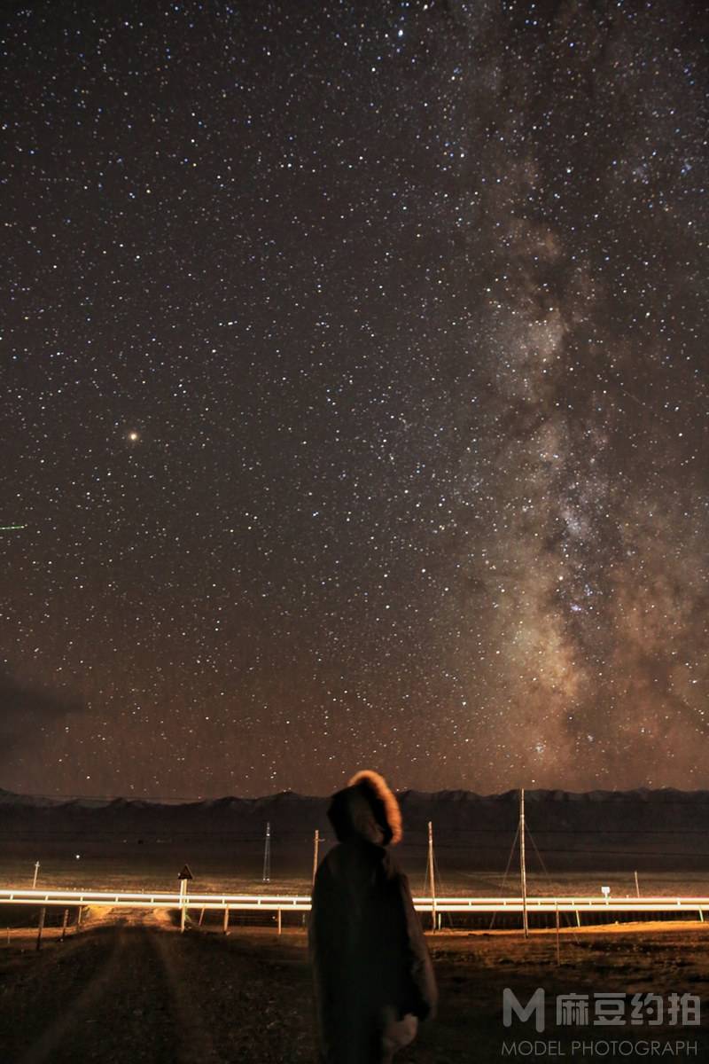 夜景模特