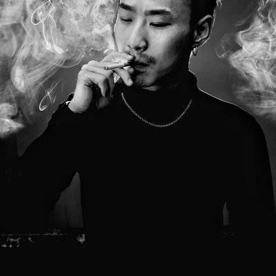 黑白模特
