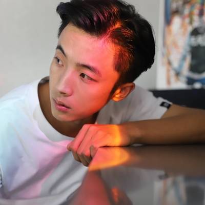 黑白模特