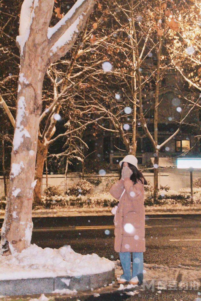 夜景模特