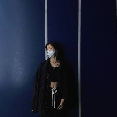 黑白模特