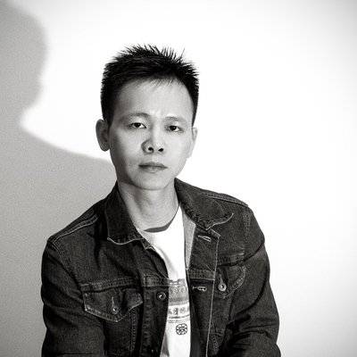 黑白模特