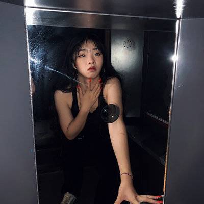 黑白模特