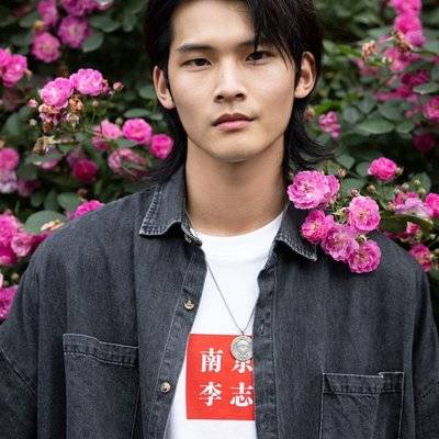 黑白模特