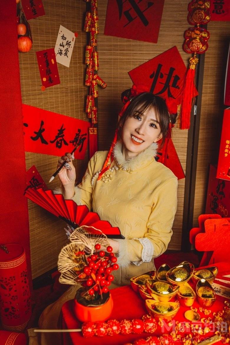 旗袍模特