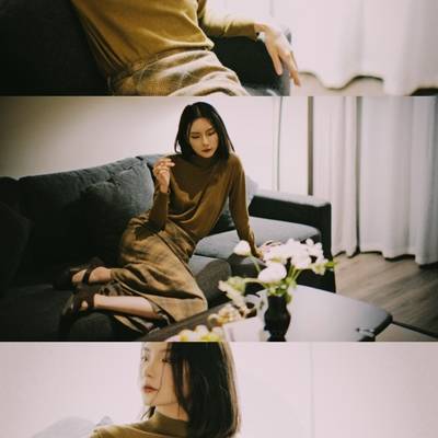 黑白模特