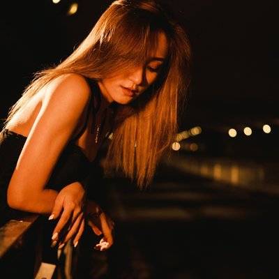 夜景模特