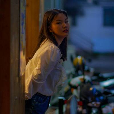 夜景模特