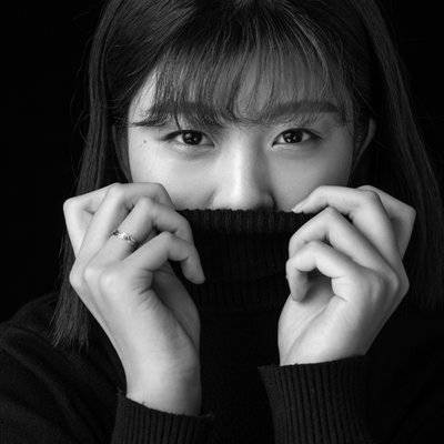 黑白模特