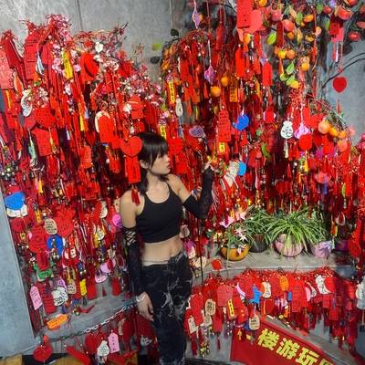 黑白模特
