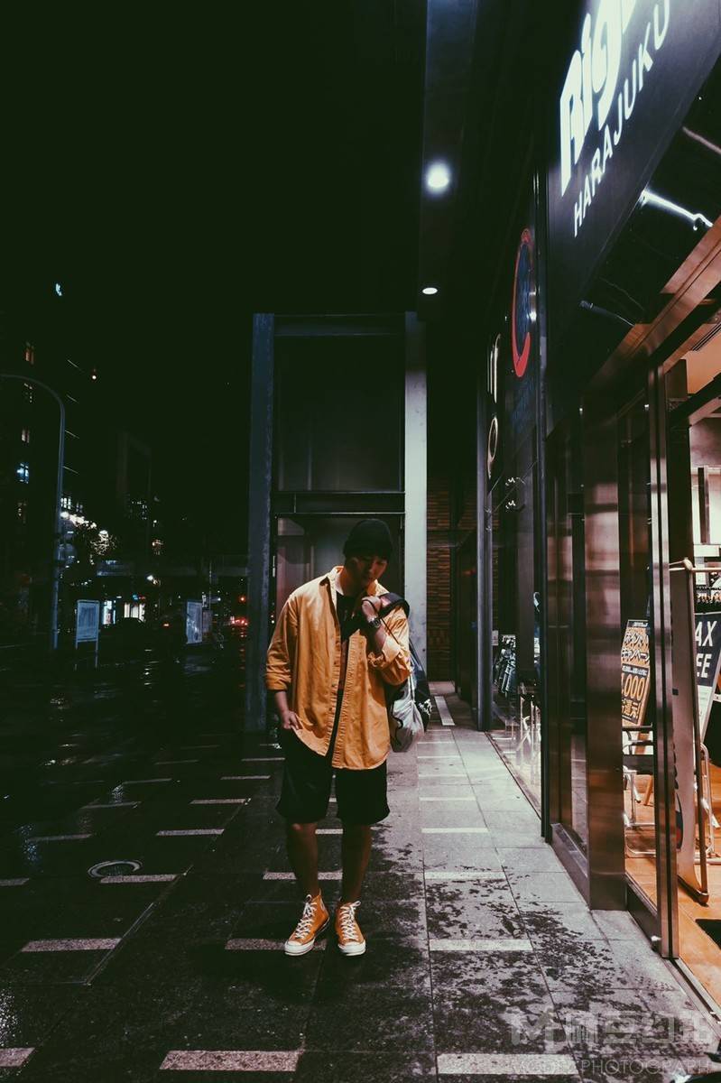 夜景模特