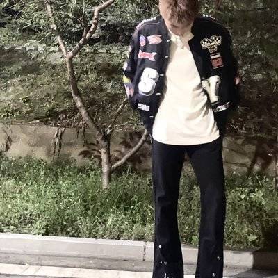 黑白模特