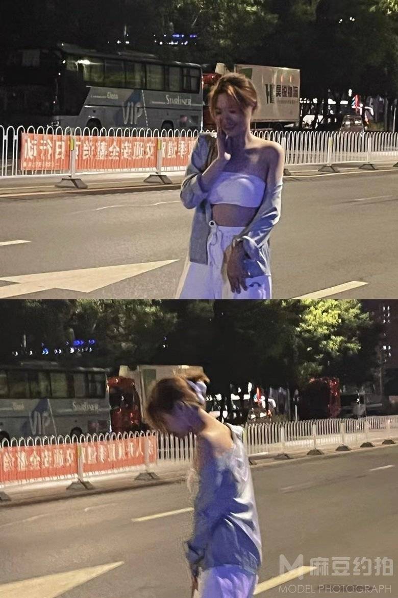 夜景模特