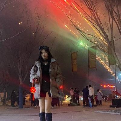 夜景模特