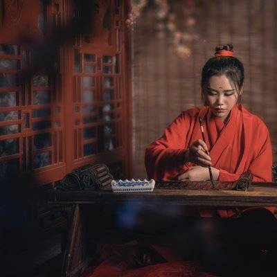 汉服模特