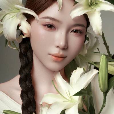 妆容模特