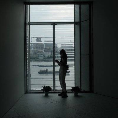 黑白模特