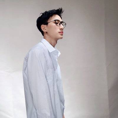 黑白模特