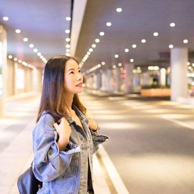 夜景模特