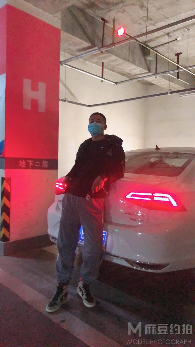 黑白模特