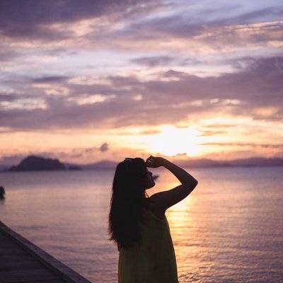 夜景模特