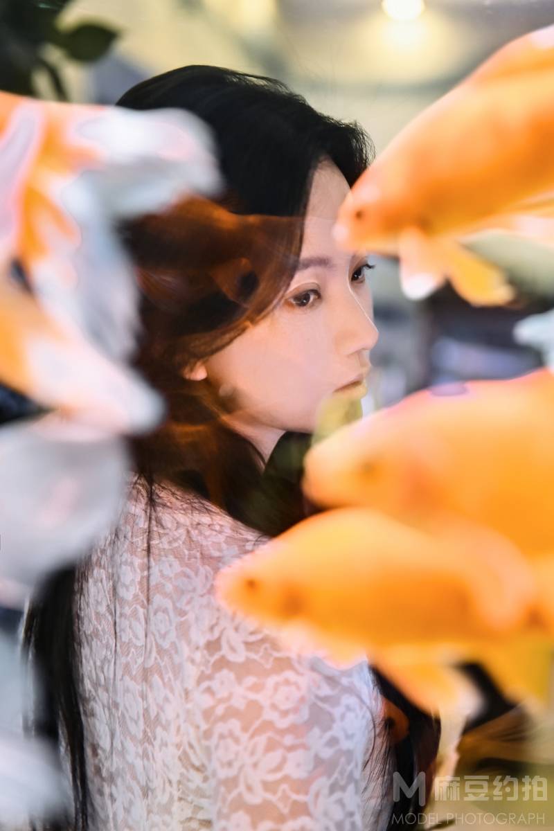 夜景模特
