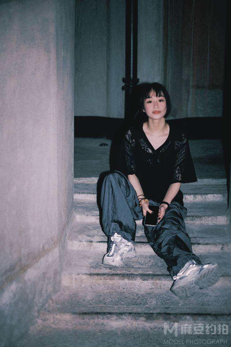 夜景模特