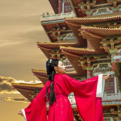 汉服模特
