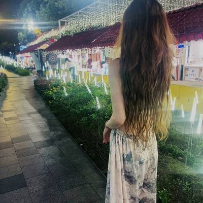 夜景模特