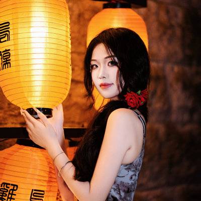 夜景模特