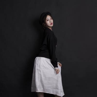 黑白模特