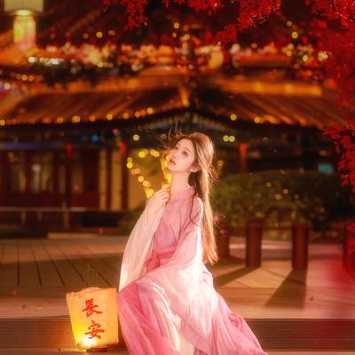 汉服模特