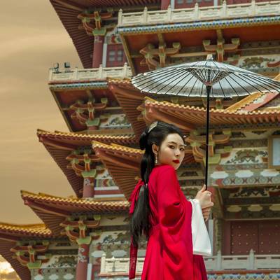 汉服模特