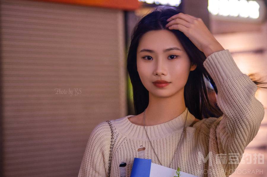 夜景模特