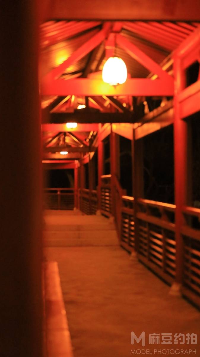 夜景模特