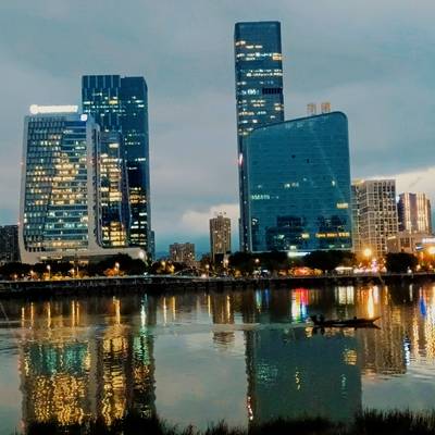夜景模特