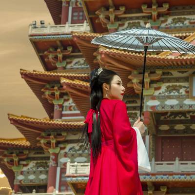 汉服模特