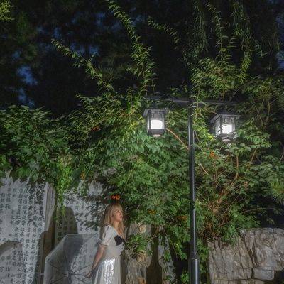 夜景模特