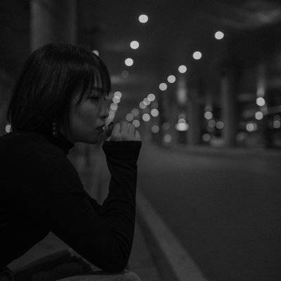 夜景模特