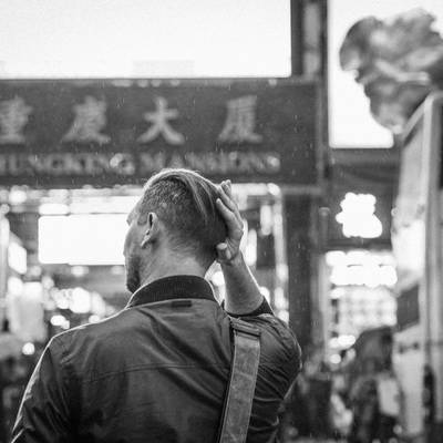 夜景模特