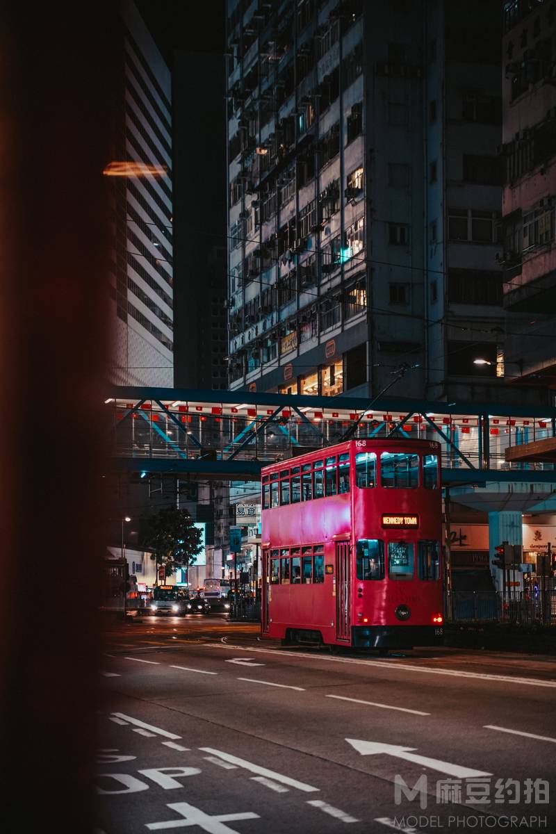 夜景模特