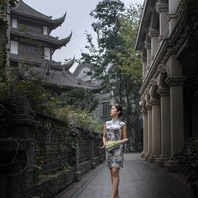汉服模特