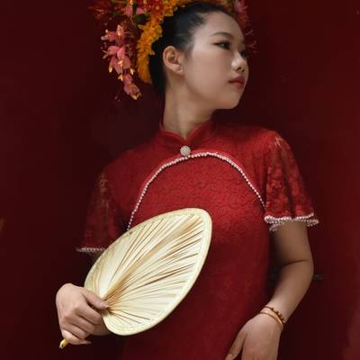 旗袍模特