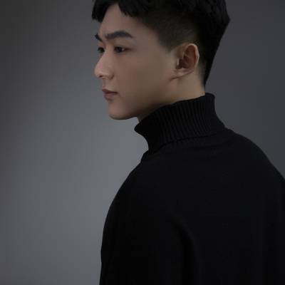 黑白模特