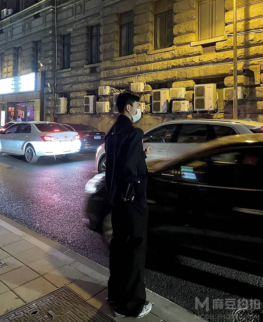 夜景模特