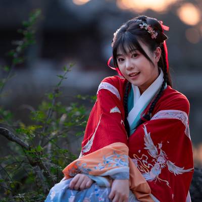 汉服模特