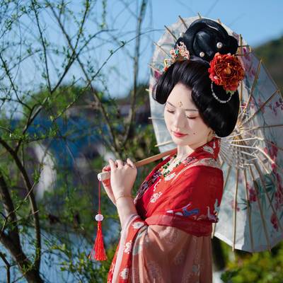 汉服模特