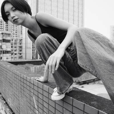 黑白模特
