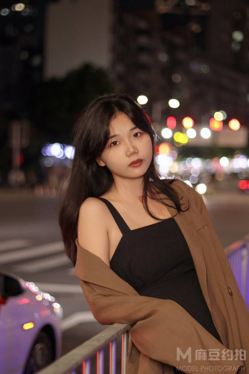 夜景模特